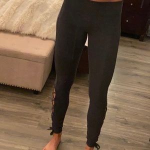 Victoria’s Secret Sport lace up leggings